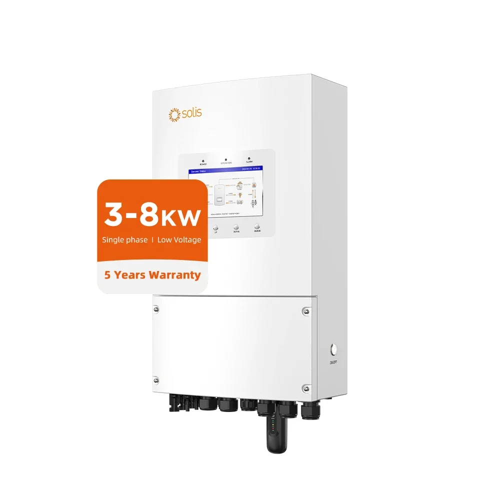 

Hot Sale Solis inverter S6-EH1P(3-8)K-L-PLUS 3KW 5KW 6KW 8KW Solis Commercial Industrial hybrid solar solis inverter