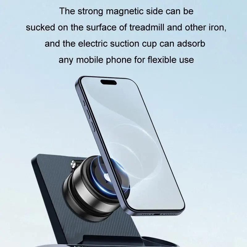 CZ16 Car Navigation Bracket Electric Suction Cup Car Holder Magsafe Magnetic Cell Phone Holder, Type-C 130mAh Battery