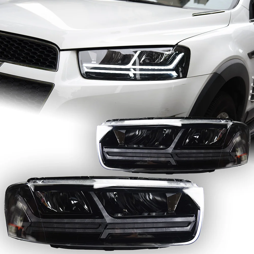 Car Lights For Chevrolet Captiva Headlight Projector Lens 2011-2018 Dynamic Signal Head Lamp LED Headlights Drl Auto Accessories