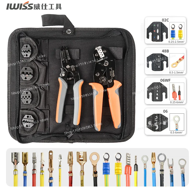 SN-2549 دوبونت xh2.54 كماشة العقص الطرفية الربيعية 2.8/3 0/3.96/4.8 كماشة العقص #4