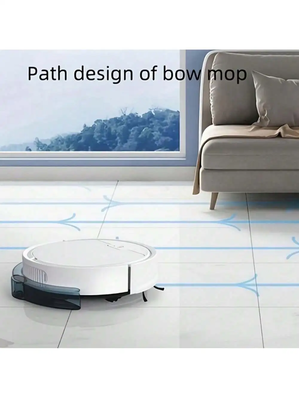 

Fully automatic and convenient sweeping robot with strong suction, very suitable for pet hair hard floors and daily cleaning