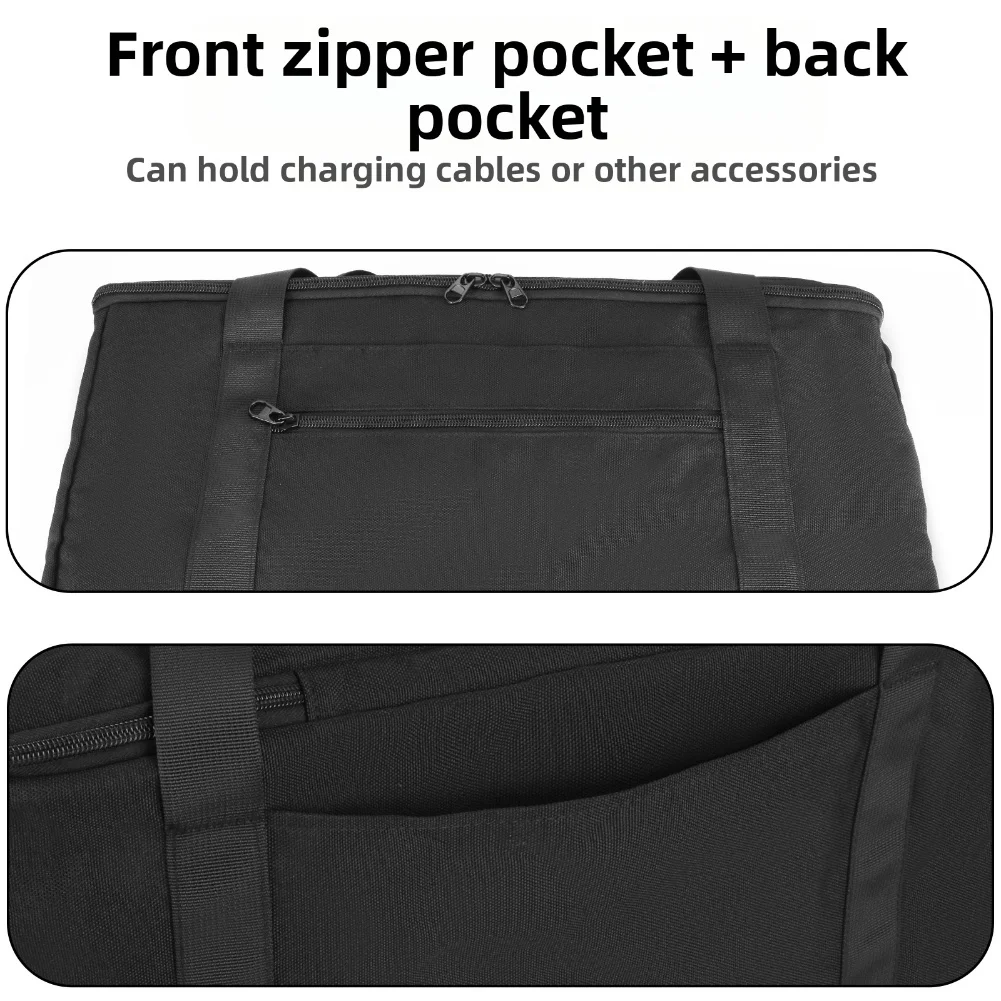 대형 텀블링 팀버 캐리 케이스 56개용 목재 블록 정리용 가방 방수 나일론 및 외부 액세서리 포켓 포함