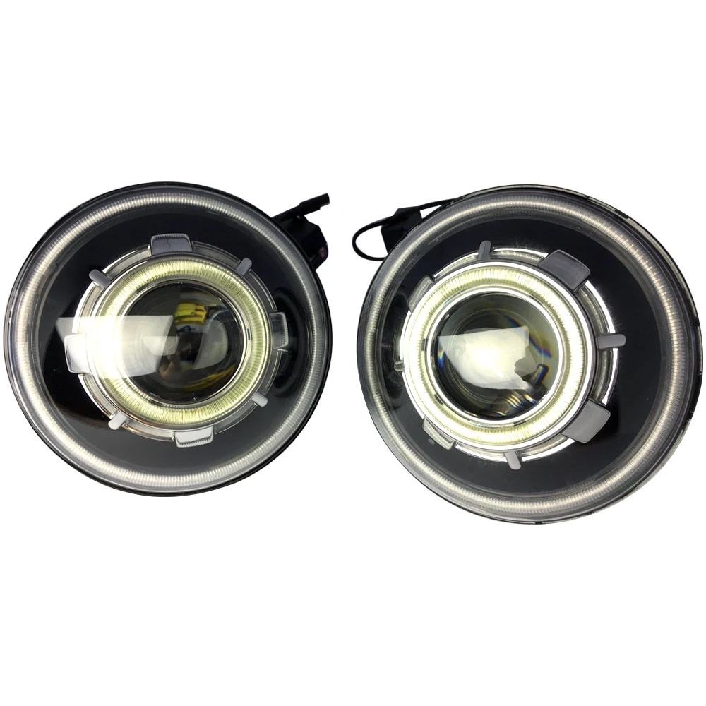 7 InchLED Starry Headlights for Jeep Wrangler JK 2007-2017 LANTSUN J238C