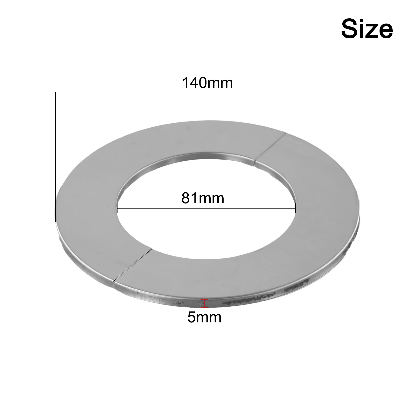 Stainless Steel Decorative Cover Faucet Pipe Gas Water Heater Cover Shower Cover Split Design For Easy Installation
