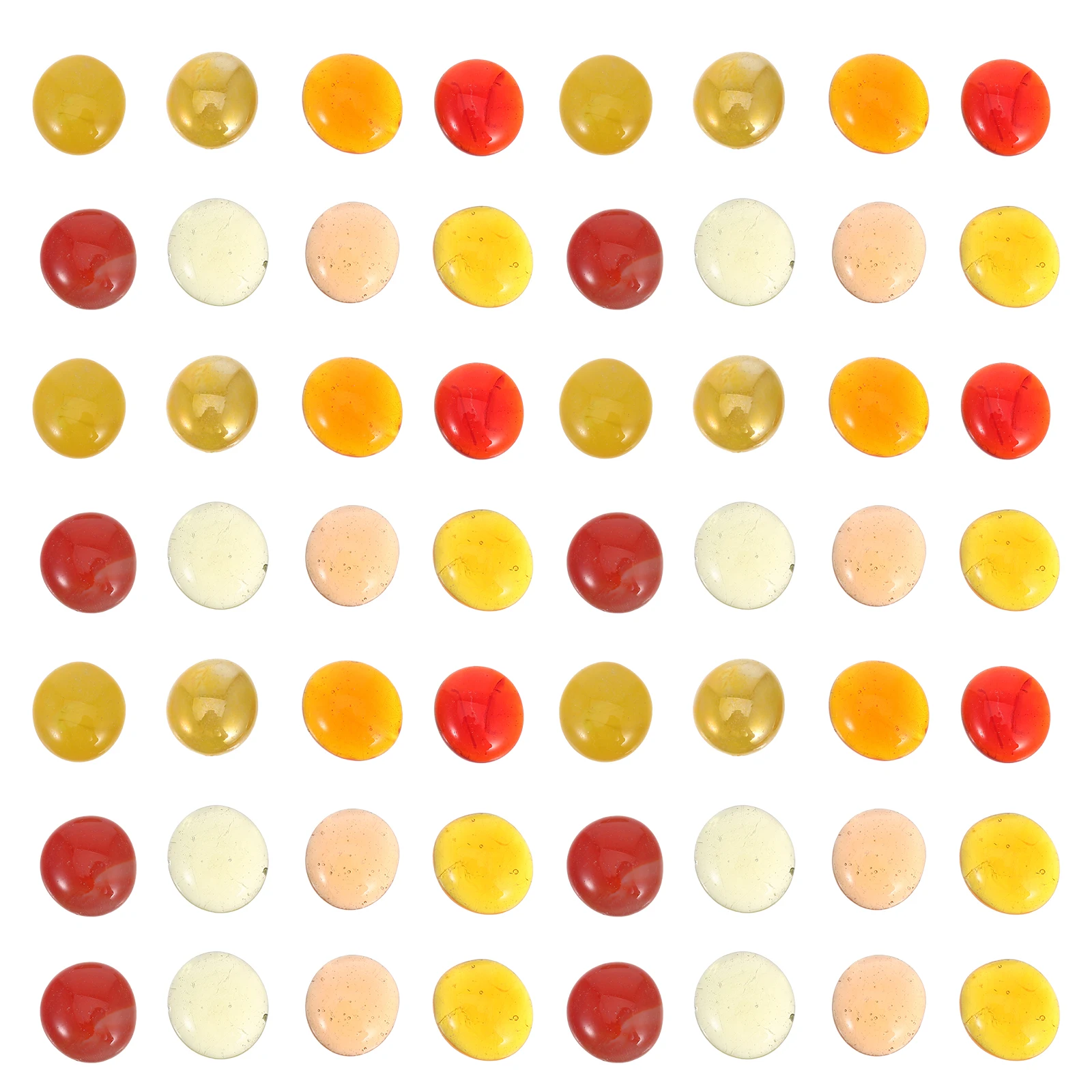 1Set Batu Kaca Pipih Dekoratif, Kerikil Kaca Pipih, Manik-manik Permata, Pengisi Vas, Kerikil Akuarium, Batu Lanskap untuk Akuarium Ikan