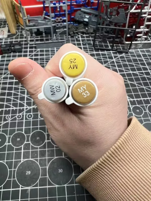 

DOLOHA Doloha Acrylic Marker PEN Model Direct Liquid Soft Head Opaque Color Stackable Colors Art brush Suit 3D Printing