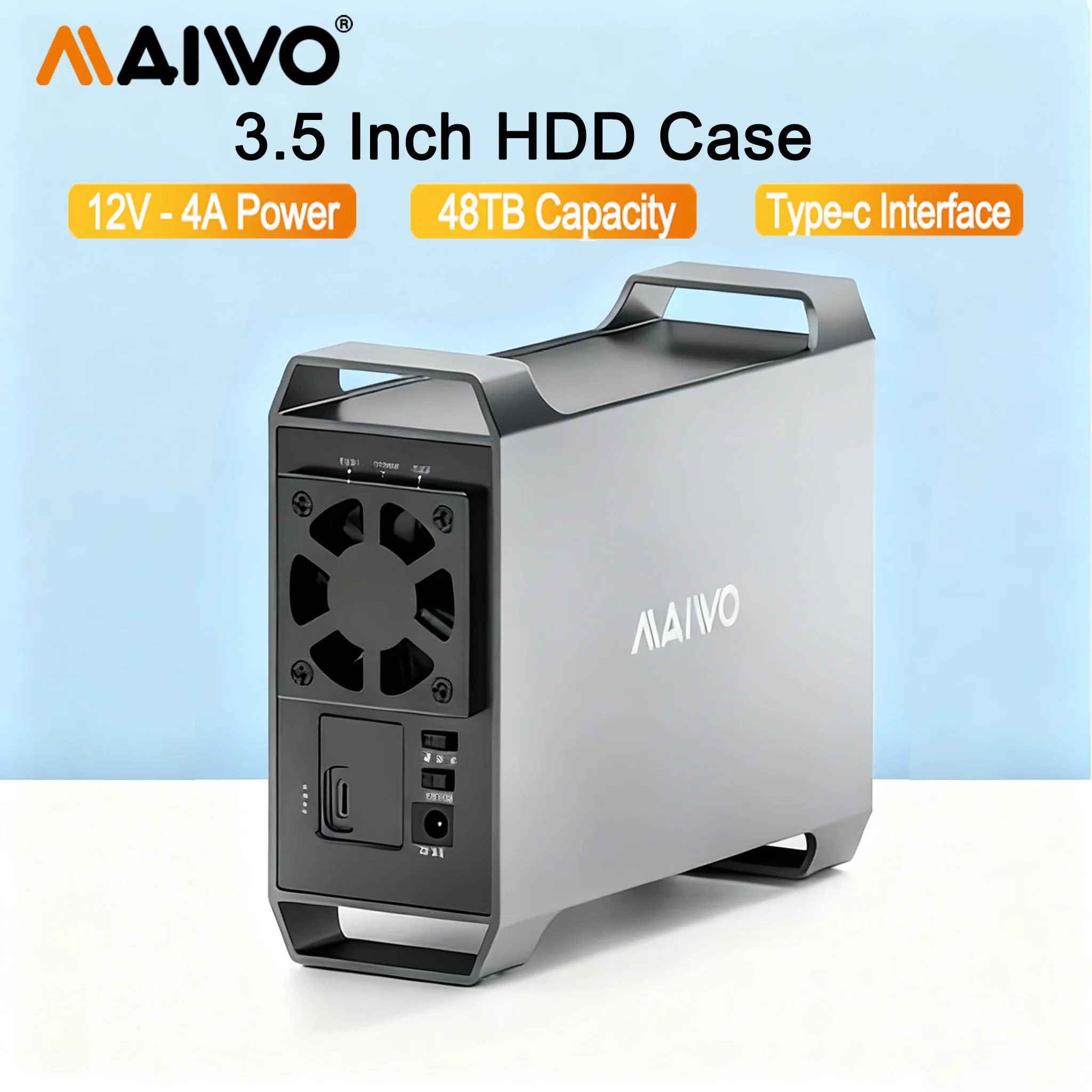MAIWO 듀얼 베이 HDD 도킹 스테이션 SATA to USB 3.0 Type-C Gen2 어댑터 (3.5인치 HDD 디스크 케이스 HDD 도크 하드 드라이브 인클로저)