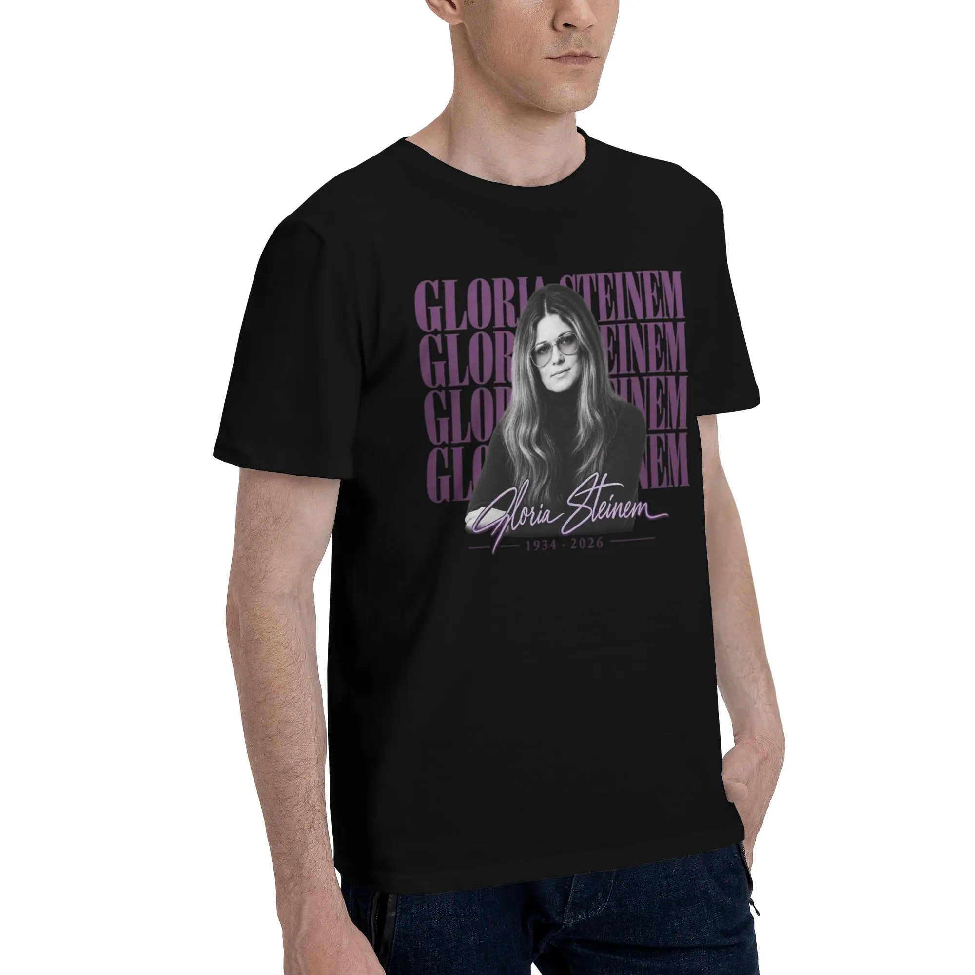 RIP Gloria Steinem  Merch Men Women T Shirts Cotton Tee Fashion  T-shirt Clothing