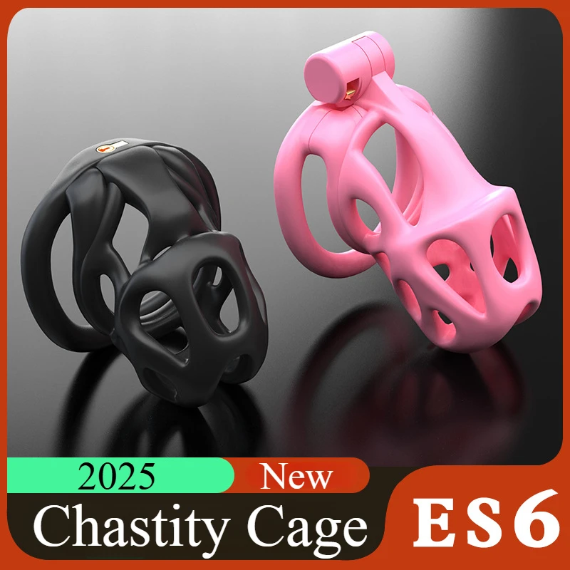 2025 New Chastity Cage Anti Cheating Anti Dislodgement Lightweight Comfortable Cock Ring Men's Chastity Belt 4 Sizes of Rings