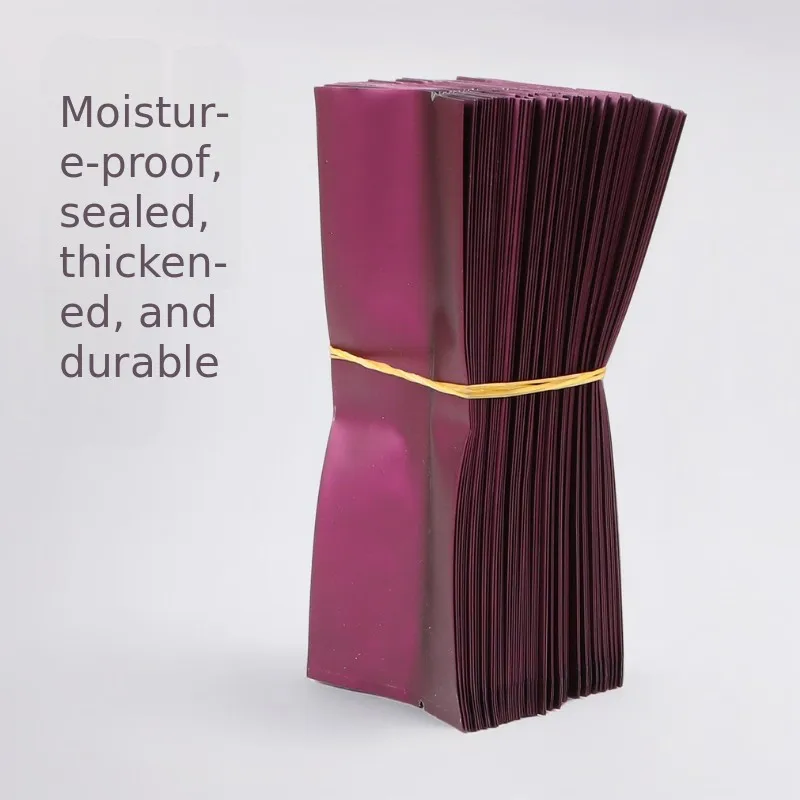 Custodia estesa e ispessita con capacità di 15 g, confezione da tè, piccola borsa in foglio di alluminio con striscia lunga