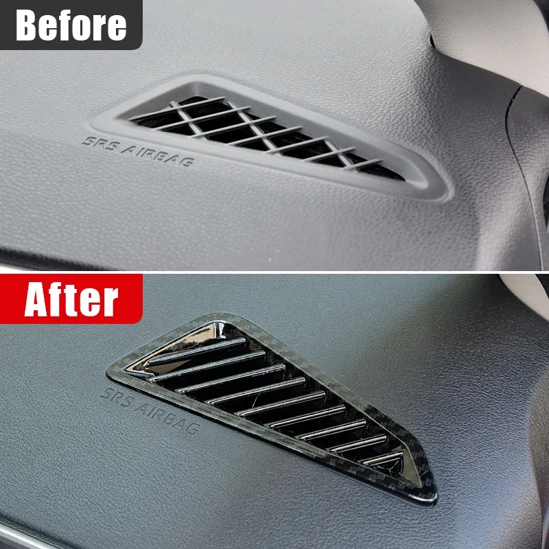 Car Dashboard Air Vent Outlet Trim Cover For Toyota Corolla Cross XG10 2021 2022 2023 2024 2025 Hybrid Interior Accessories