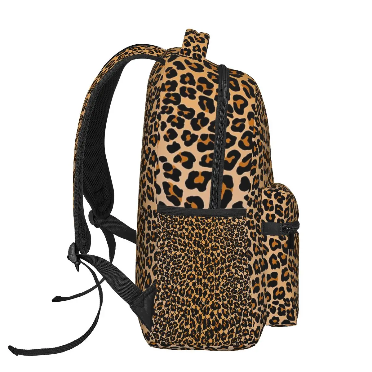 Leopard Print Backpacks Boys Girls Bookbag Students School Bags Cartoon Kids Rucksack Shoulder Bag Large Capacity