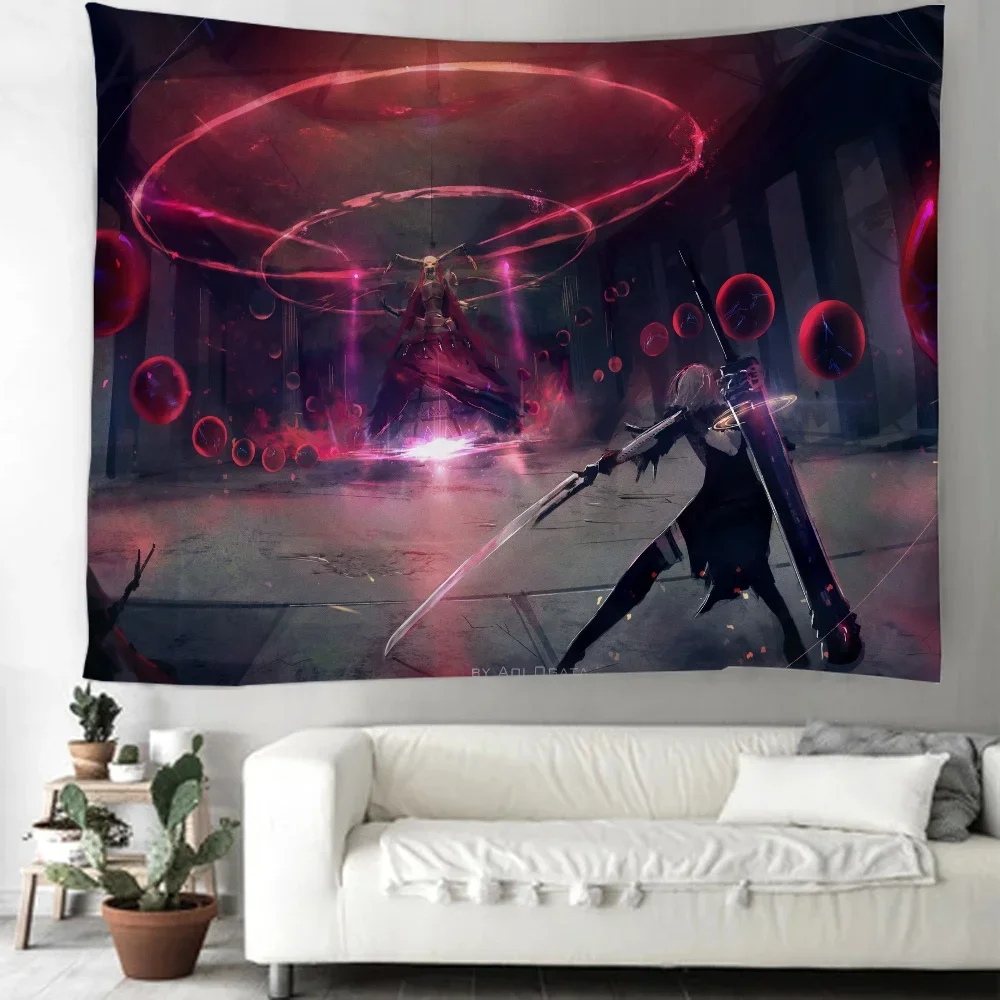 Decoration Home Decorations for Bedroom Nier Automata Funny Tapestry Wall Hanging Decor Tapestries Room Decorating Items Tapries