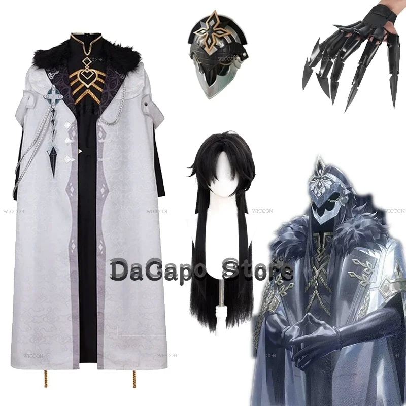 QQ8 The Captain Cosplay Cape Costume Il Capitano Outfit Gloves Genshin Impact Boots Anime Fatui Mask Halloween Party Roleplay5Lk