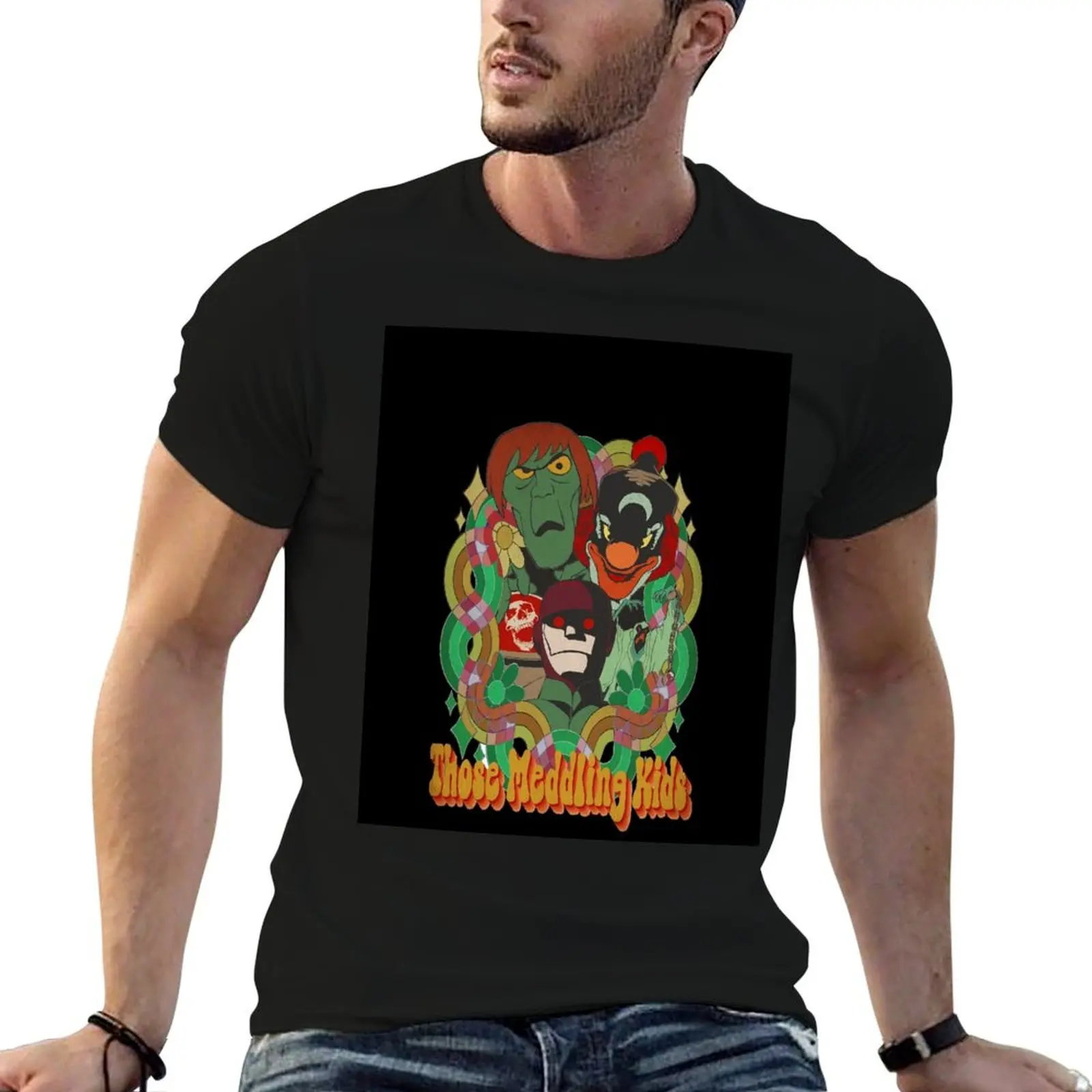 Those Meddling Kids T-Shirt Casual All Match Tee Shirt for Men