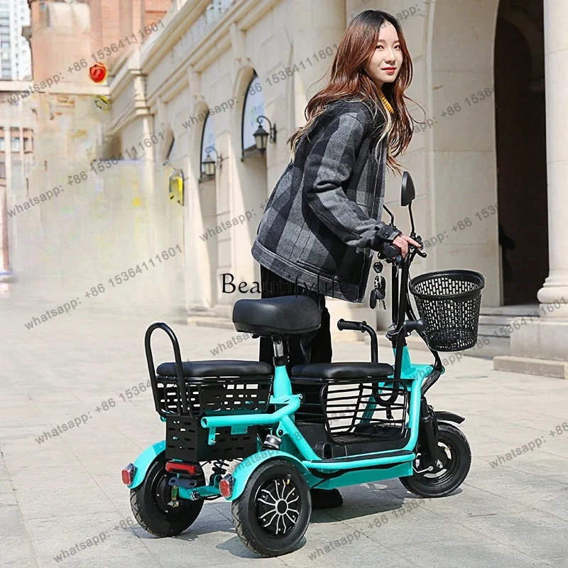 X4  Flying Pigeon's new electric tricycle household small and lightweight folding elderly battery car