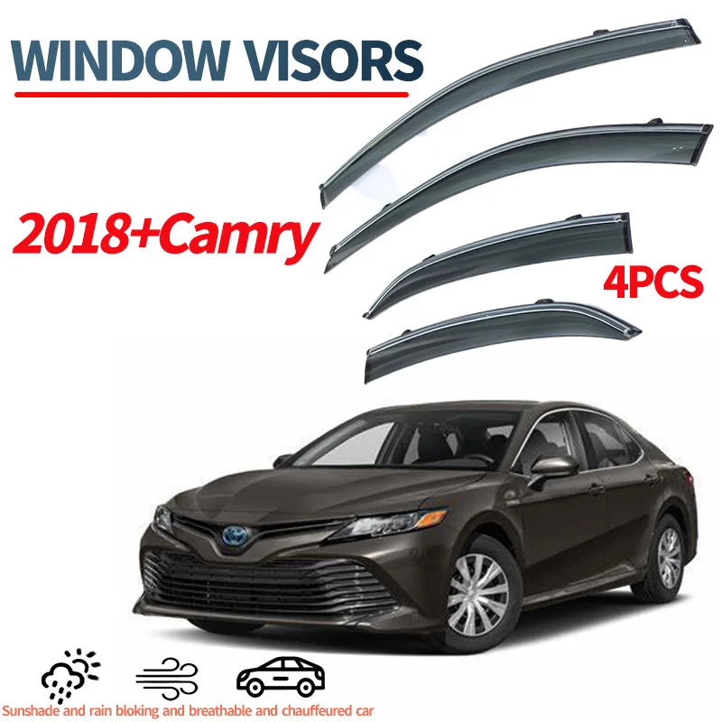 

For 18-22Toyota Camry Window Deflector Window Visor Decorative Accessories Easy Installation Window Visors