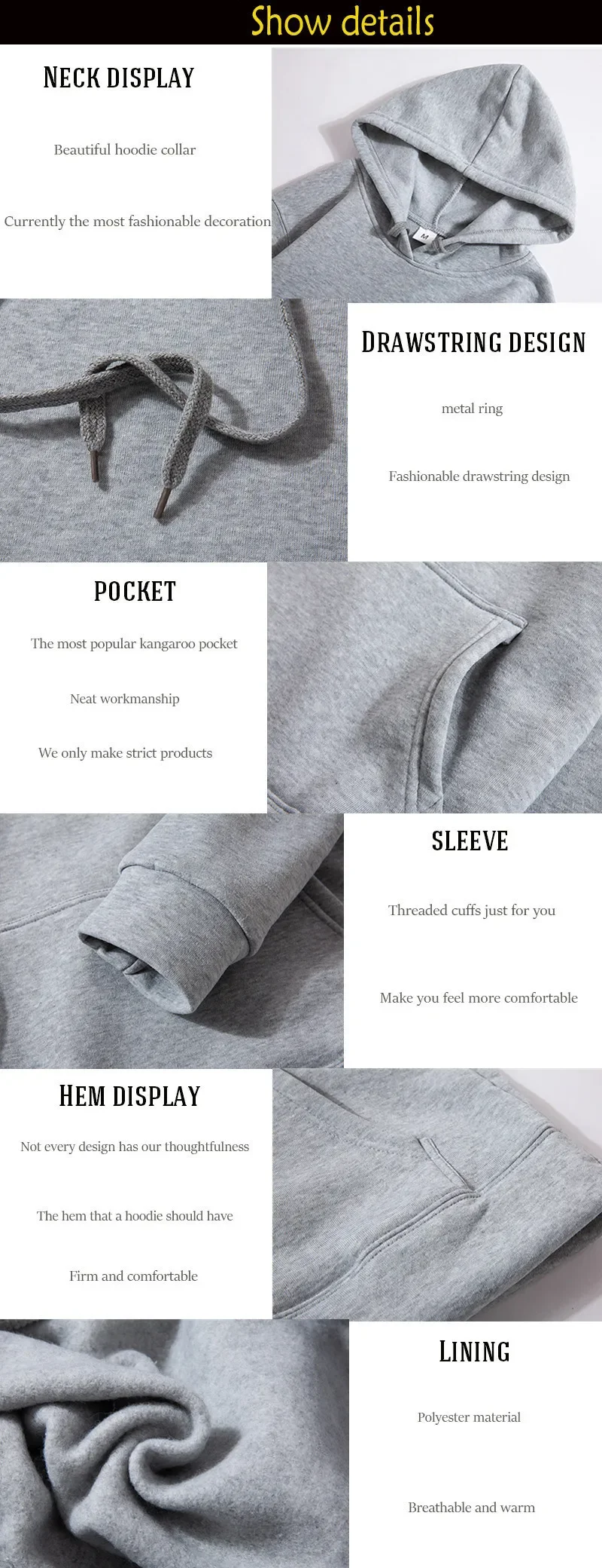 Japan JDM Modified Car HKS ENDLESS Hoodie Damen Herren Bedruckter Hoodie Lose Lässige Hoody Sweatshirt Unisex Langarm Pullover – Detail 8