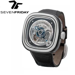 SEVENFRIDAY-PS1/01 watch, men's and women's automatic mechanical watch, P series, luxury brand, gift, waterproof and high-end