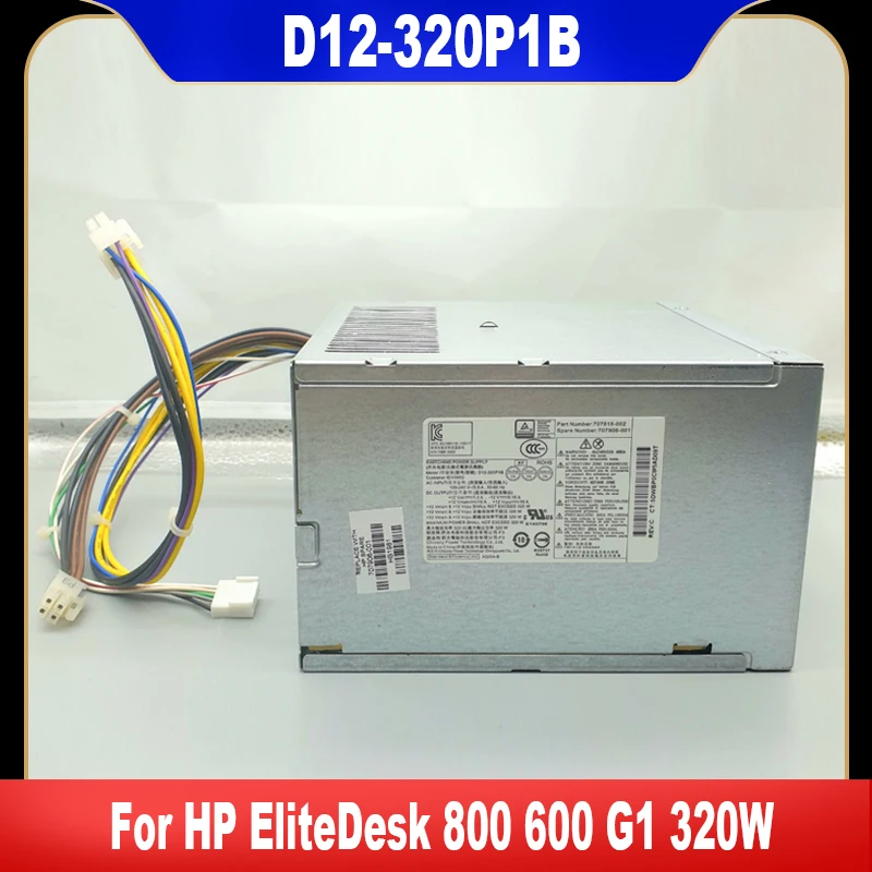 

Новый блок питания для HP EliteDesk 800 600 G1 320W PS-4321-2HF1 702306-002 702454-001 D12-320P1B 707818-002 707906-001 503377-001