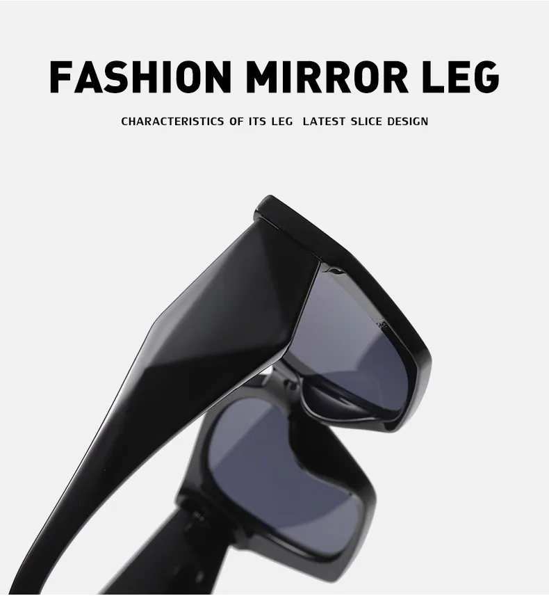 Mode Cat Eye Sonnenbrille Frauen 2025, Luxus Marke Design Vintage Quadrat Punk Sonnenbrille Für Damen Shades Retro Brillen UV400 – Detail 8