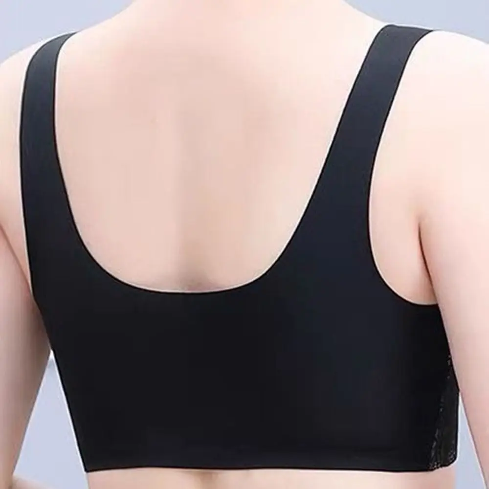 

Бесшовный кружевной бюстгальтер без косточек для пожилых женщин: комфортное дышащее белье в стиле жилета