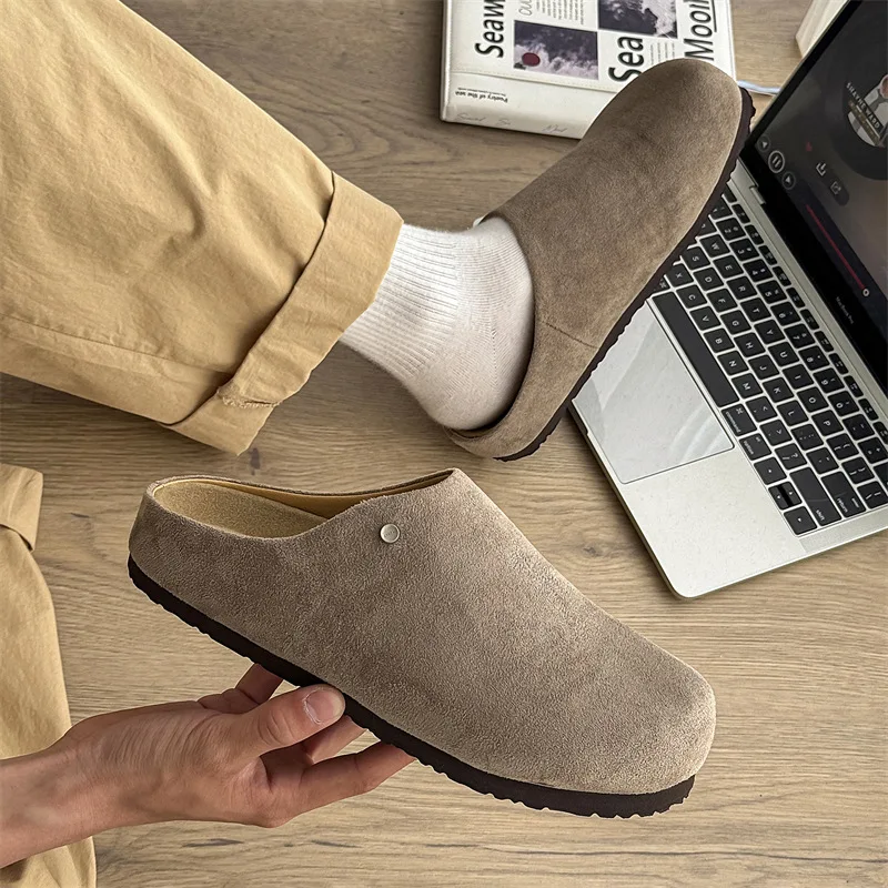 

Новые тапочки унисекс, модные повседневные женские тапочки без каблука, удобная и дышащая мужская обувь на толстой подошве с увеличенной подошвой