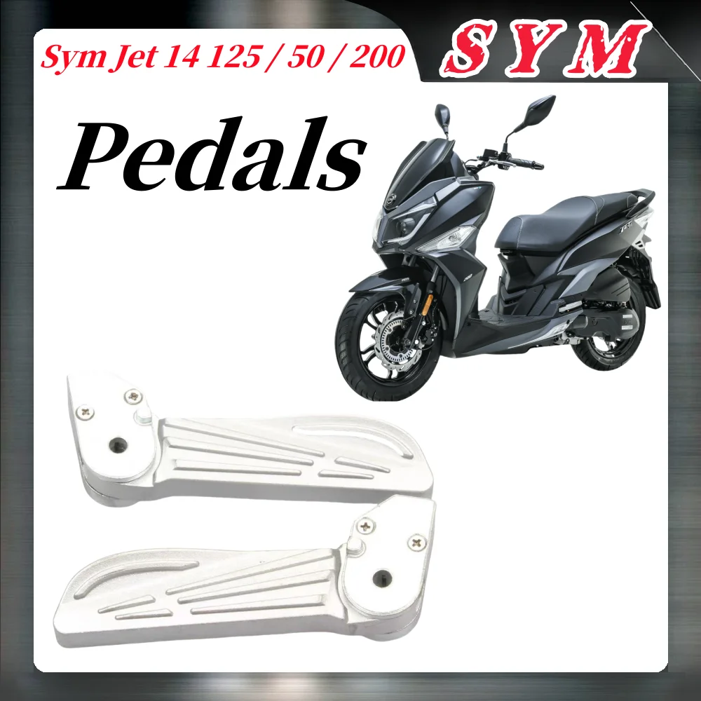 

For Sym Jet 14 125 / 50 / 200 Motorcycle Front / Rear Footrests Foot Pegs Foot Pedal for Sym Jet 14 125 / 50 / 200