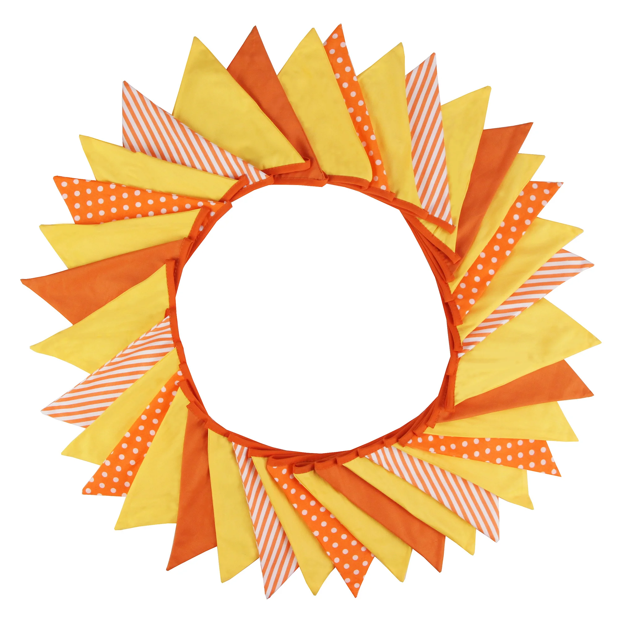 Neue 10 mt 36 fahnen Weiß Baumwolle Spitze Stoff Bunting Flags Hochzeit Party Dekoration Banner Hause Braut Dusche Bunting Garland – Detail 8