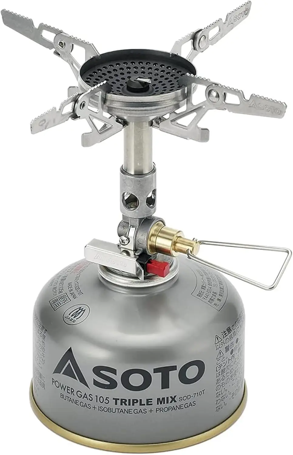 

WindMaster Canister Stove with 4Flex for Windy Weather-Lightweight Durable Backpacking Camp Stove,for Hiking and Outdoor Cooking
