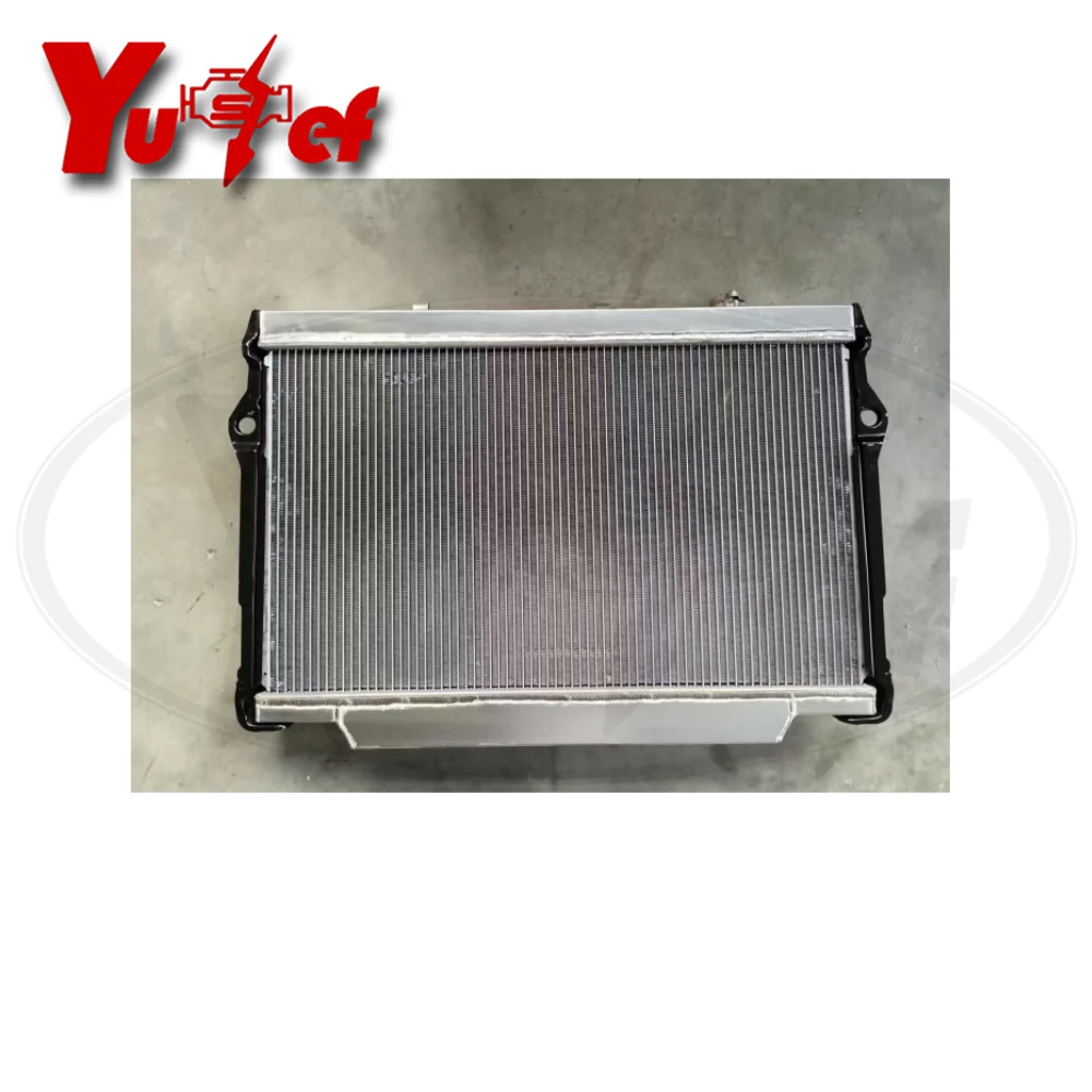 All aluminum radiator For TOYOTA Land Cruiser HDJ80 4.2/1HDFT,1HDT, 1HZ MT 48mm # 16400-17020 16400-17040 - view 4