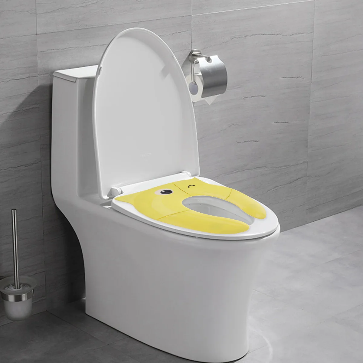 Durable Foldable Toilet Seat Pad Compact Size Universal Fit for Most Toilets Easy to Clean Toilet Seat Pad