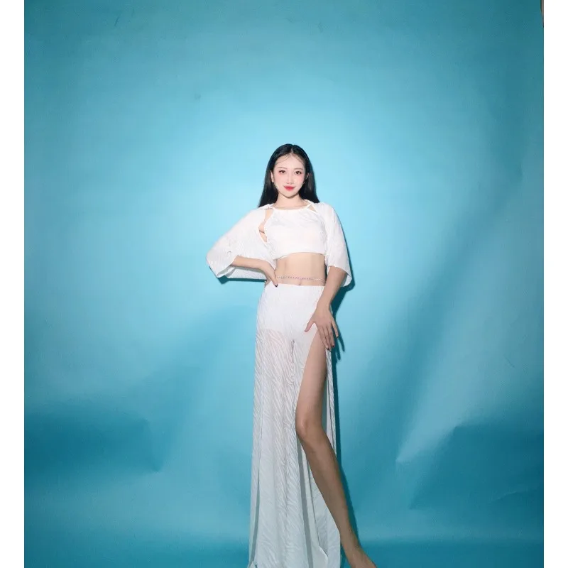 Dostosowane kostiumy do tańca brzucha Oriental Dancewear 2025 Nowe ubrania do ćwiczeń Ubrania zespołowe Spodnie Spodnie z szerokimi nogawkami