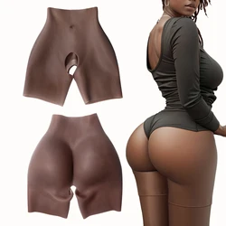 High Waist Silicone 1.2cm Big Sexy Fake Buttocks and Hips Enhancement Shapewear for African Woman Realistic Ass Cosplay