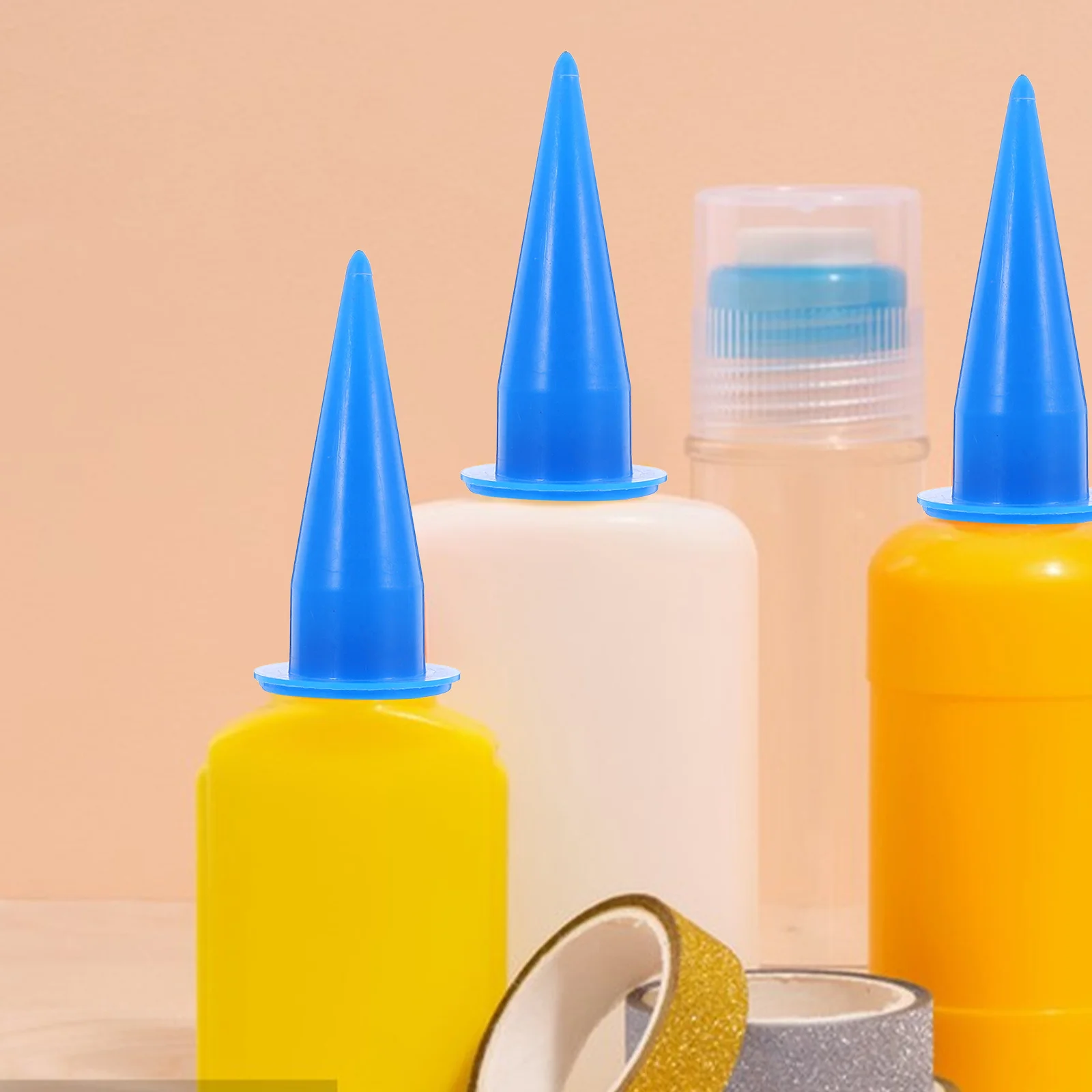 3Pcs Large Caulking Nozzle Plastic Tips Reusable Caulk Finisher Tool for Sealing Joint Filling Easy Precise Application