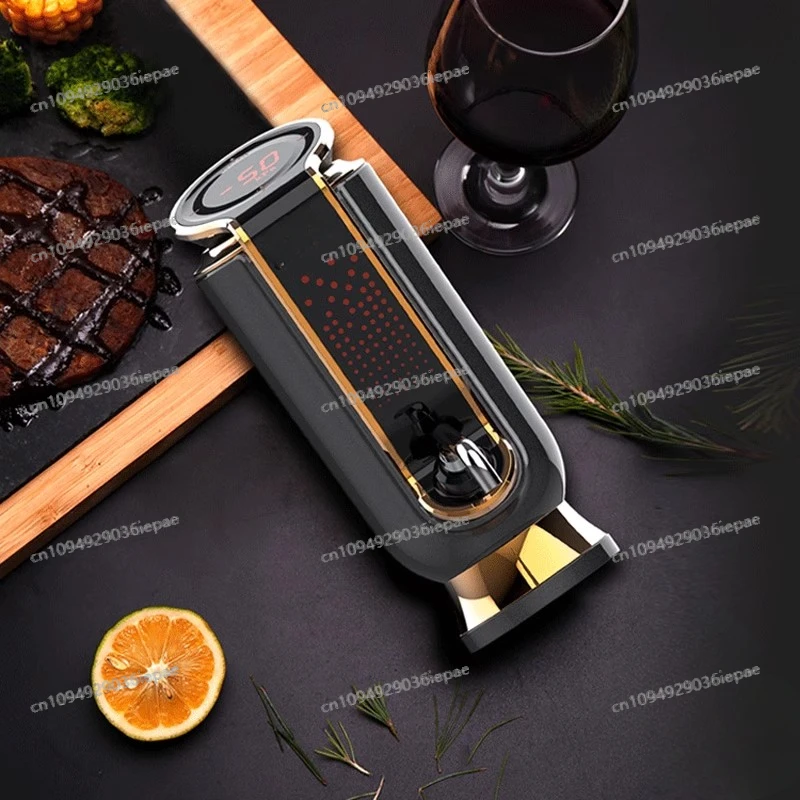 Fast and Intelligent Electric Decanter, Automatic Vacuum Wine Stopper, Red Electronic Suction and Distribution