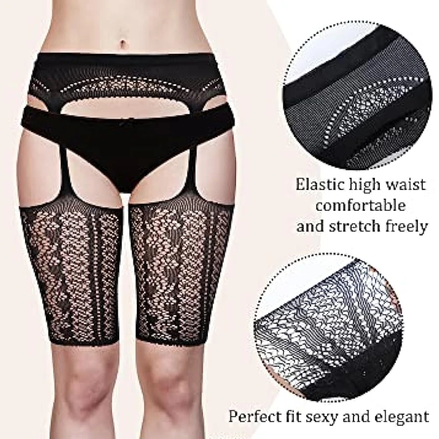 

Creative Short Pantyhose Women's High Waisted Pantyhose Sexy Lingerie Girlfriend Woman Costume Short Fishnet Tights Dropshipping