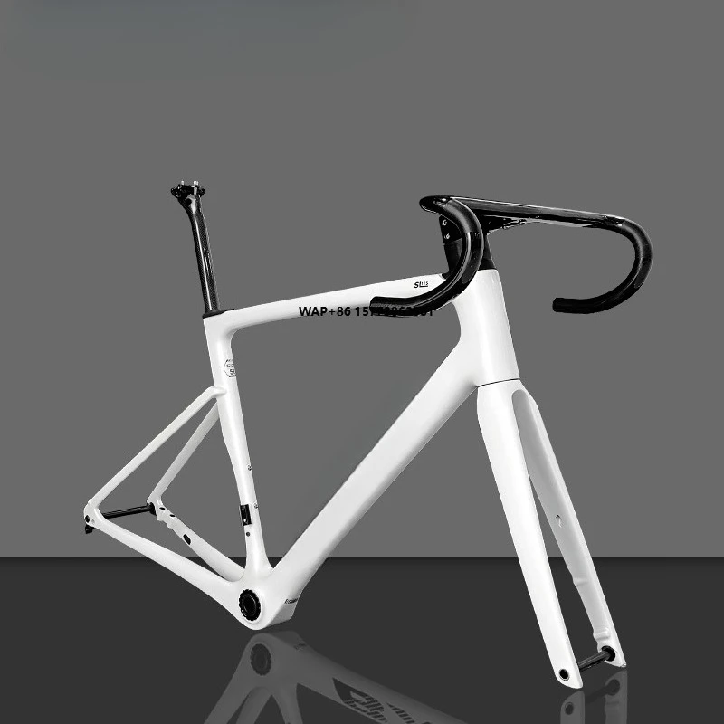 

Карбоновая рама шоссейного велосипеда, рама дискового тормоза с плоским креплением, полностью скрытый руль T47