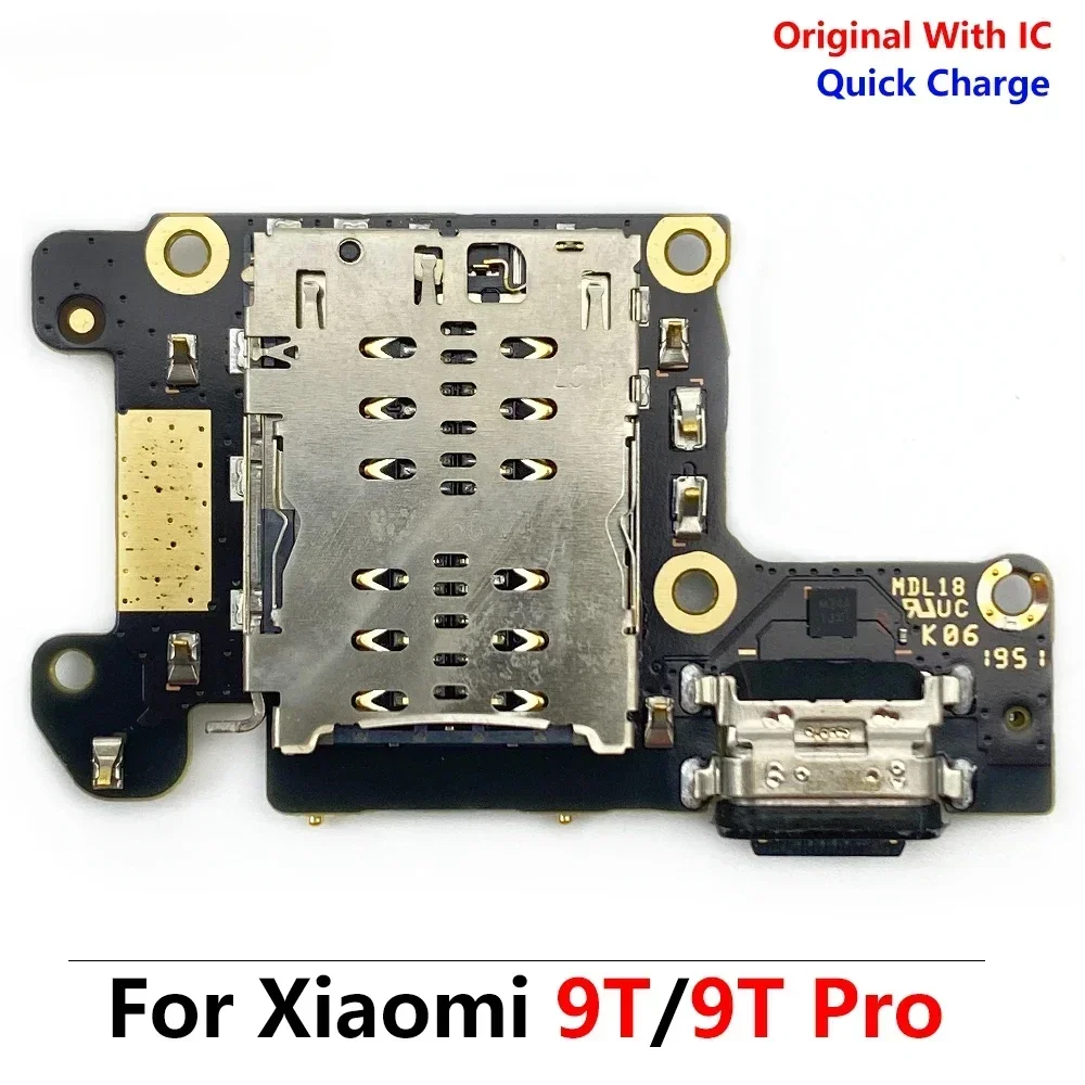 100% Ori For Xiaomi For Xiaomi Mi 9T Pro / Redmi K20 Pro USB Charging Port Connector Board Parts Flex Cable With Microphone