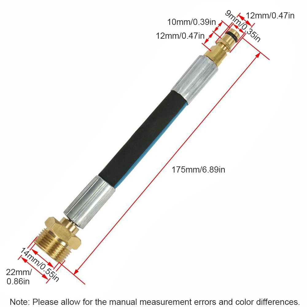 M22 High Pressure Washer Quick Connect Adapter Kit Water Gun Inlet Conversion Joint Hose Connector Fit Karcher K2 K3 K4 K5 K6 K7 view 6