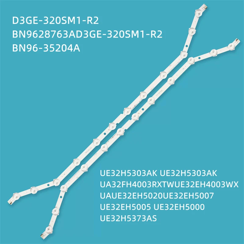 Новая светодиодная сменная лента для подсветки для Samsung BN96-28763A UE32H5373 D3GE-320SM1-R2 2013SVS32 FHD 3228N1 9LED 12LED