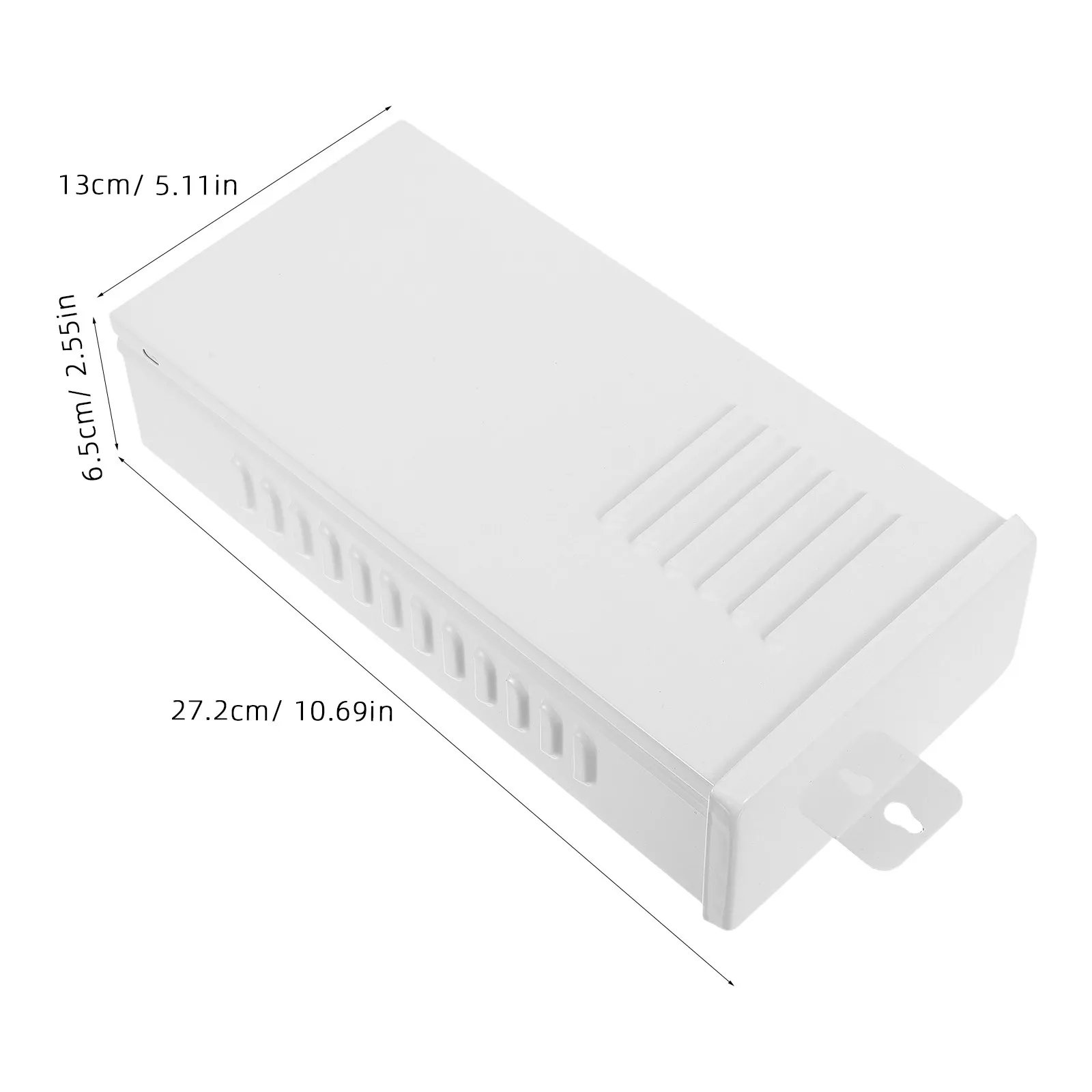 Metal Electrical Enclosure Wall-Mounted Weatherproof Junction Box 10.7x5.1x2.6 Inch Outdoor Waterproof Distribution Box