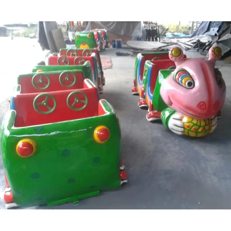 Entertainment Kids Ride Train Park Games Electric Cartoon Mini Track Train Set Toys