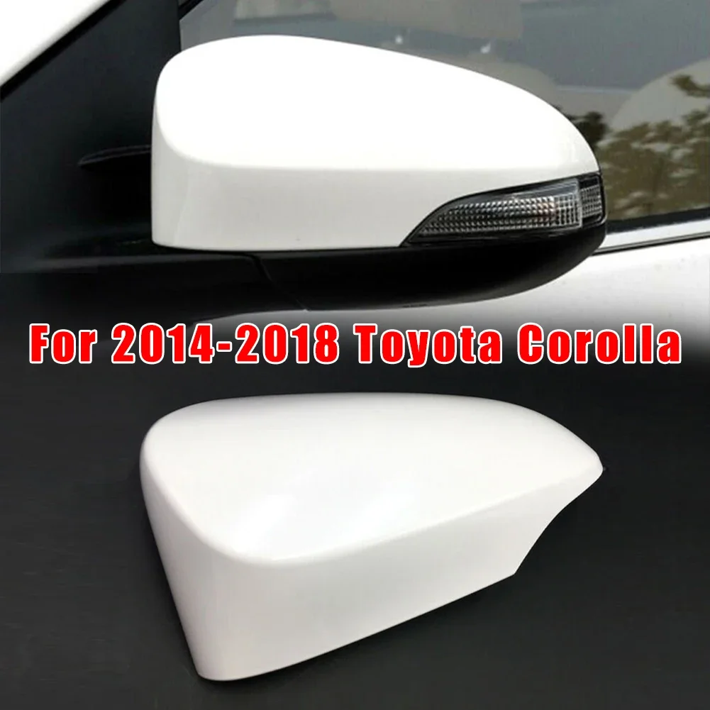 

Mirror Cover Add style and functionality to your For Toyota Corolla 2014 2018's mirror with our White Mirror Cover Cap