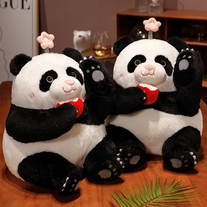 

30cm Cute Fat Panda Plush Toy Super Lovely Stuffed Animals Round Pandas Plushies Doll Anime Soft Kids Toys for Girls Boys Gifts