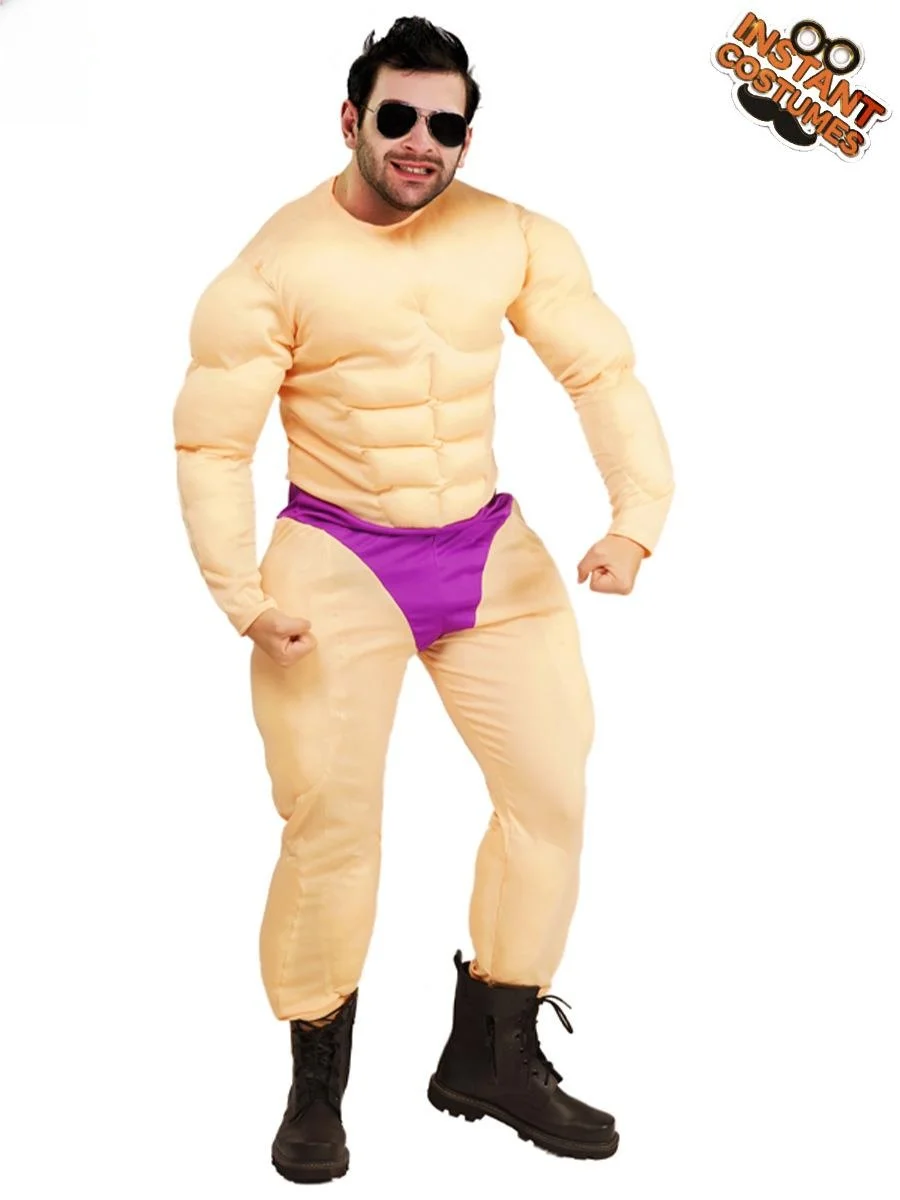 

Футболка с мышцами для взрослых, футболка для ролевых игр на Хэллоуин, футболка с искусственным животом, костюм для пар, мужская одежда, материал из искусственной кожи, официальная одежда KTV