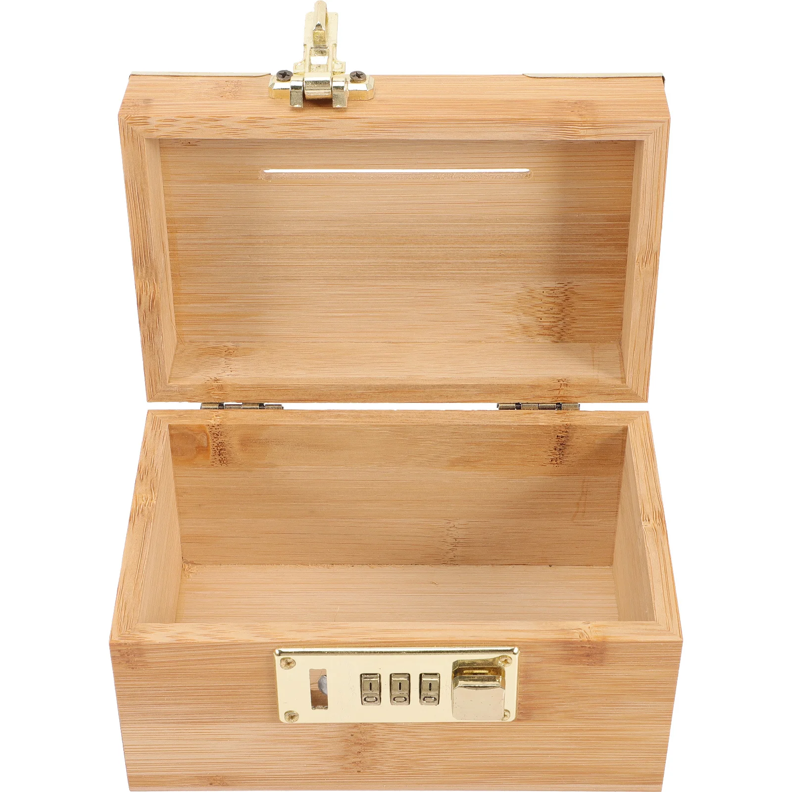 Pirate Treasure Chest Vintage Bamboo Locked Storage Box Retro Jewelry Organizer Coin Bank Retro Trinket Case Vintage Bamboo Box