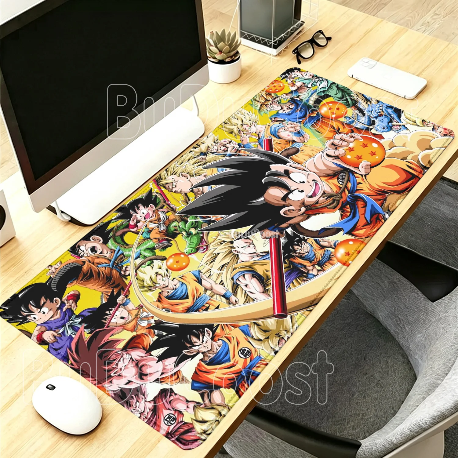 Son Goku Dragon Ball Super‌ Mouse pad Computer Desk Mat Keyboard Gaming Office accessorie HD printing XXL Non-slip base Mousepad