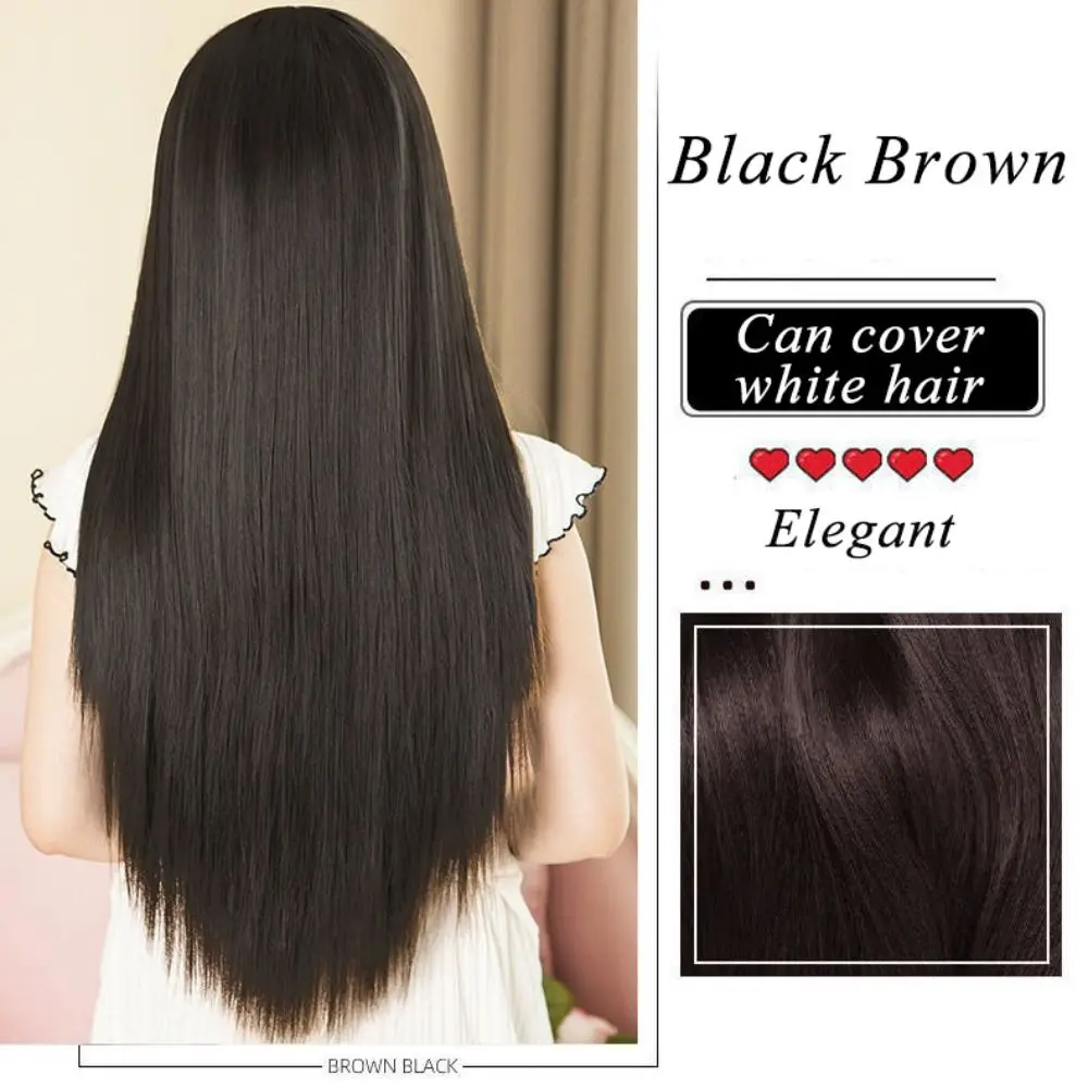 250ML Safe Easy To Wash Bubble Hair Dye Long-lasting Unisex Hair Color Shampoo No Stimulating Natural Plant Hair Dye Women