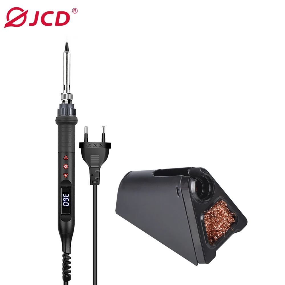 

JCD 80W Digital Electric Soldering Iron Set Kit 220V 110V Temperature Adjustable LCD Display Solder Welding Iron Tool Tips 820